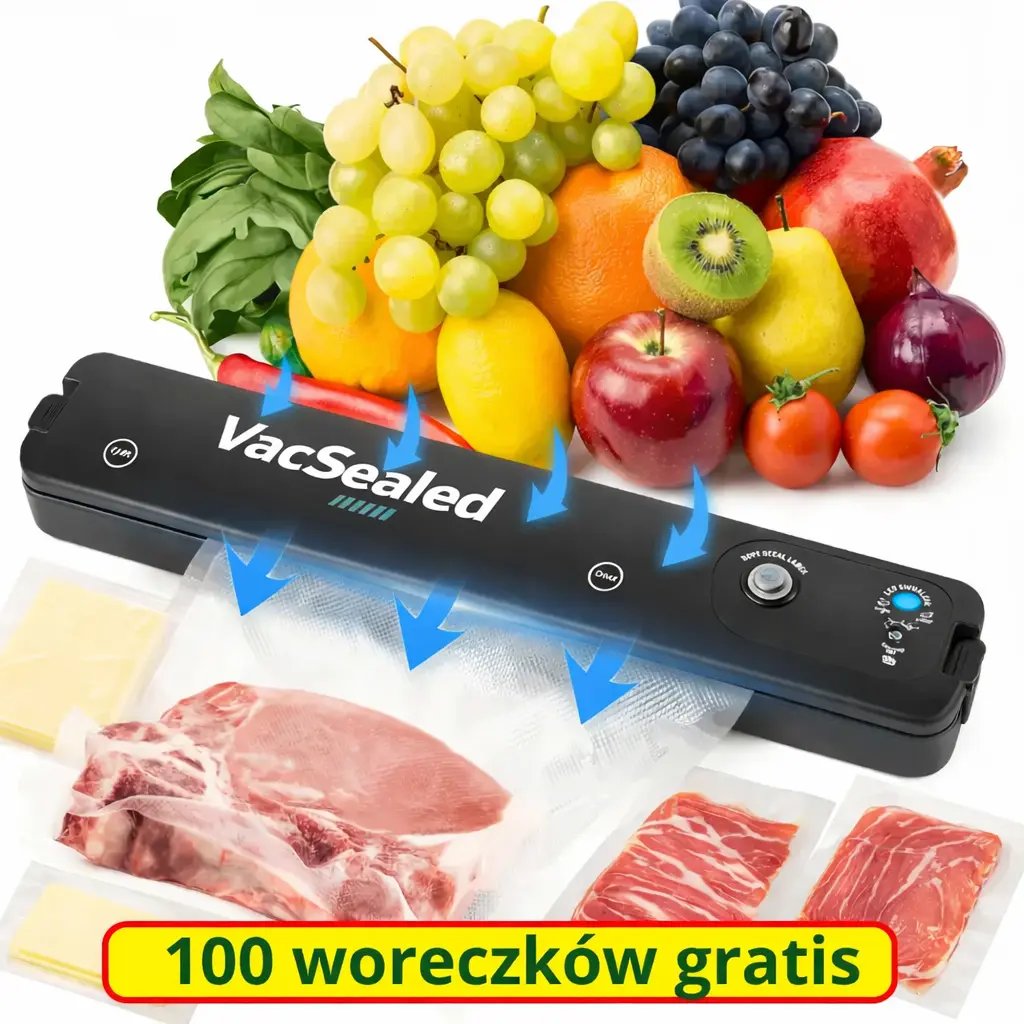 Maszyna próżniowa 2w1 w kuchni